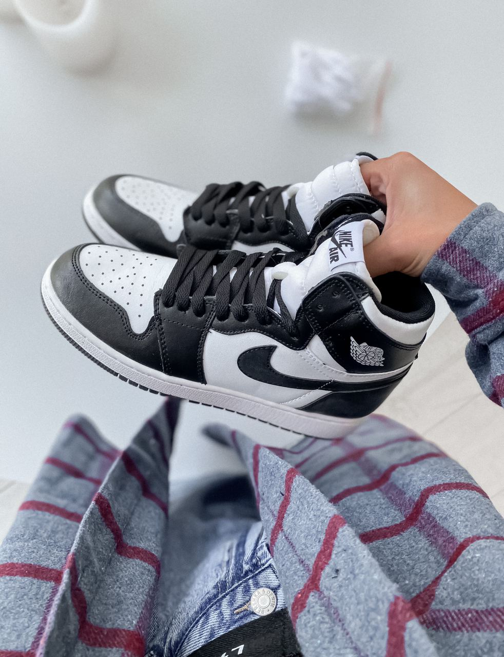 Nike Air Jordan 1 Retro High Black White 1