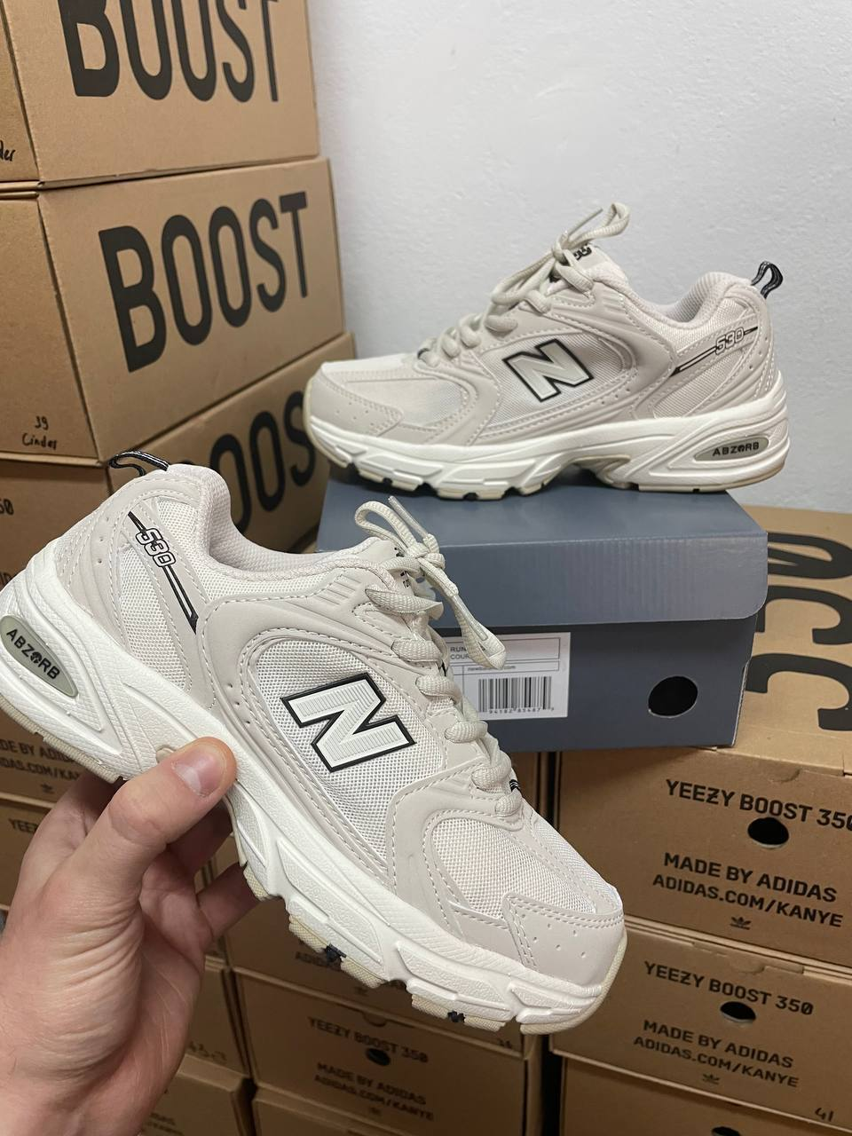 New Balance 530 Floral Ink Beige
