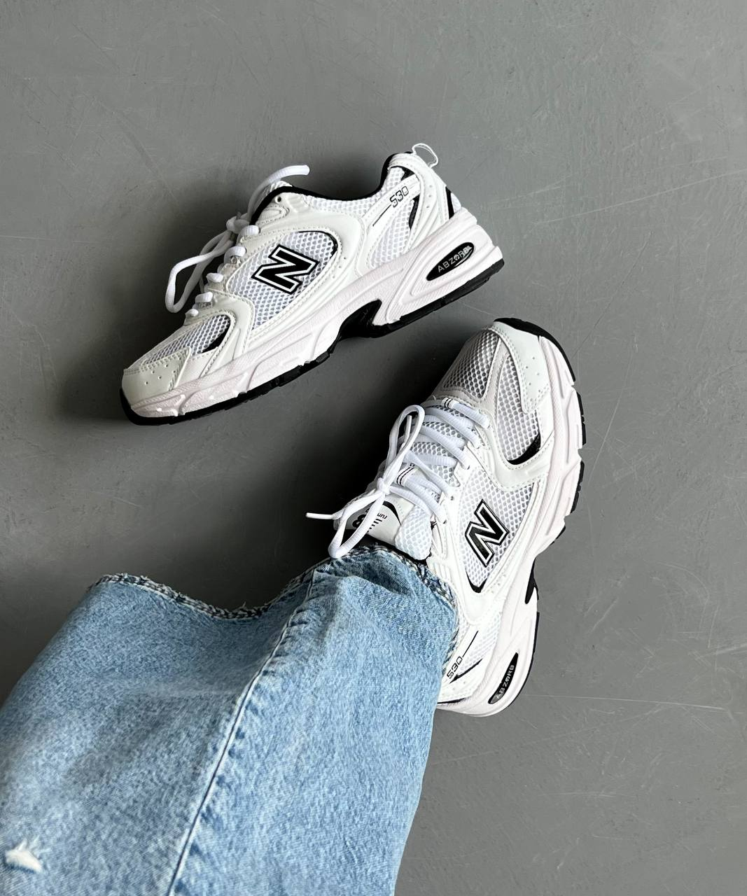 New Balance 530 White Black v2