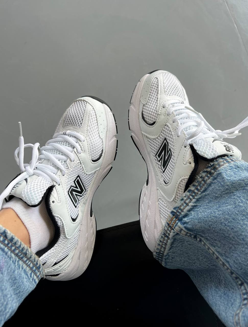 New Balance 530 White Black v2