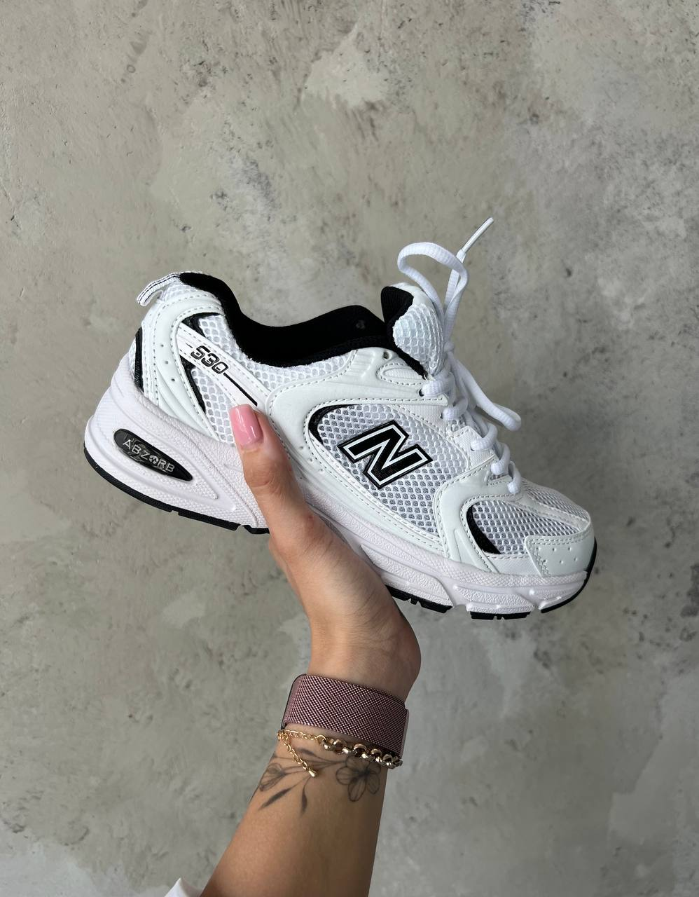 New Balance 530 White Black v2