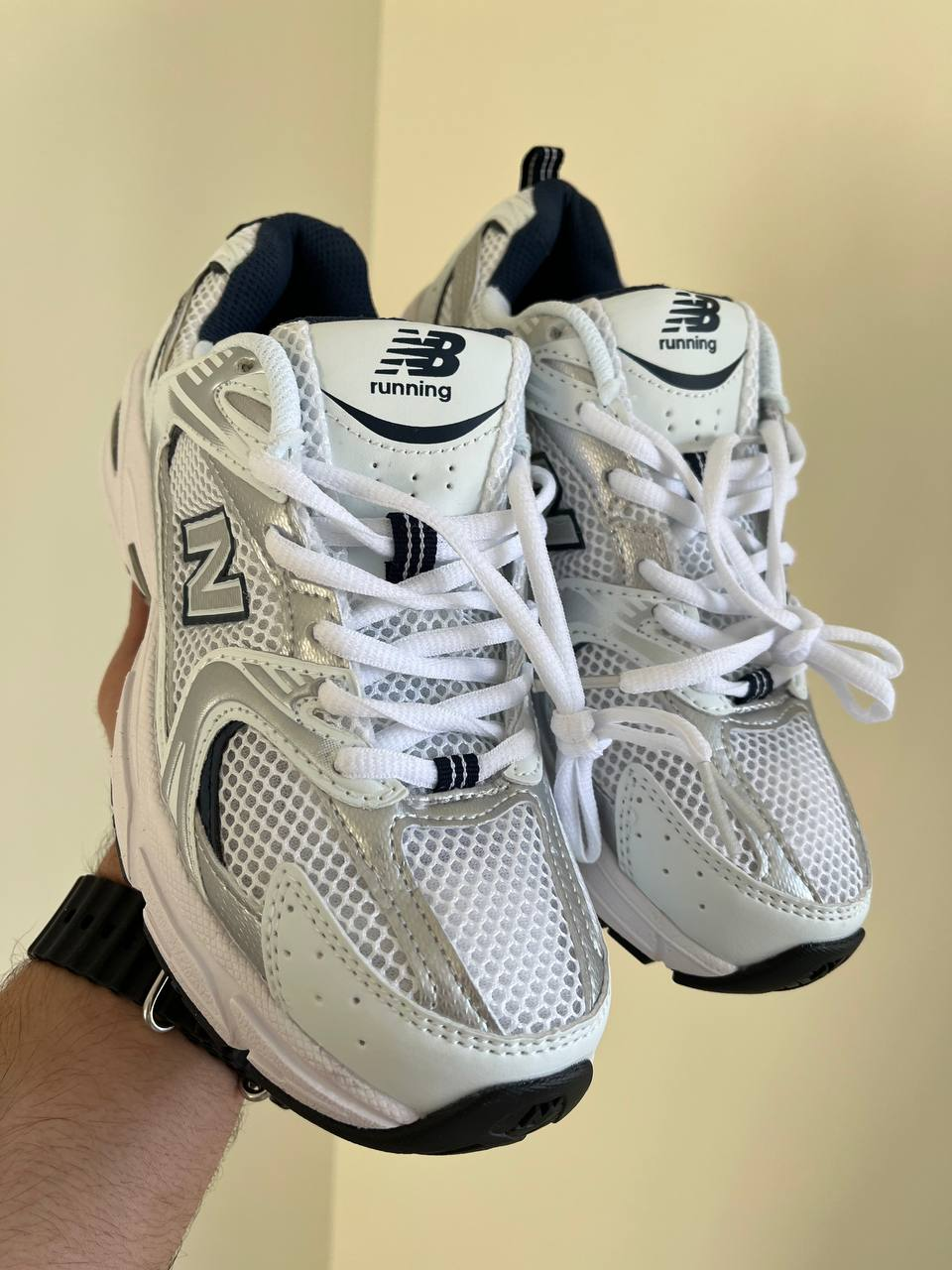 New Balance 530 White Silver Premium