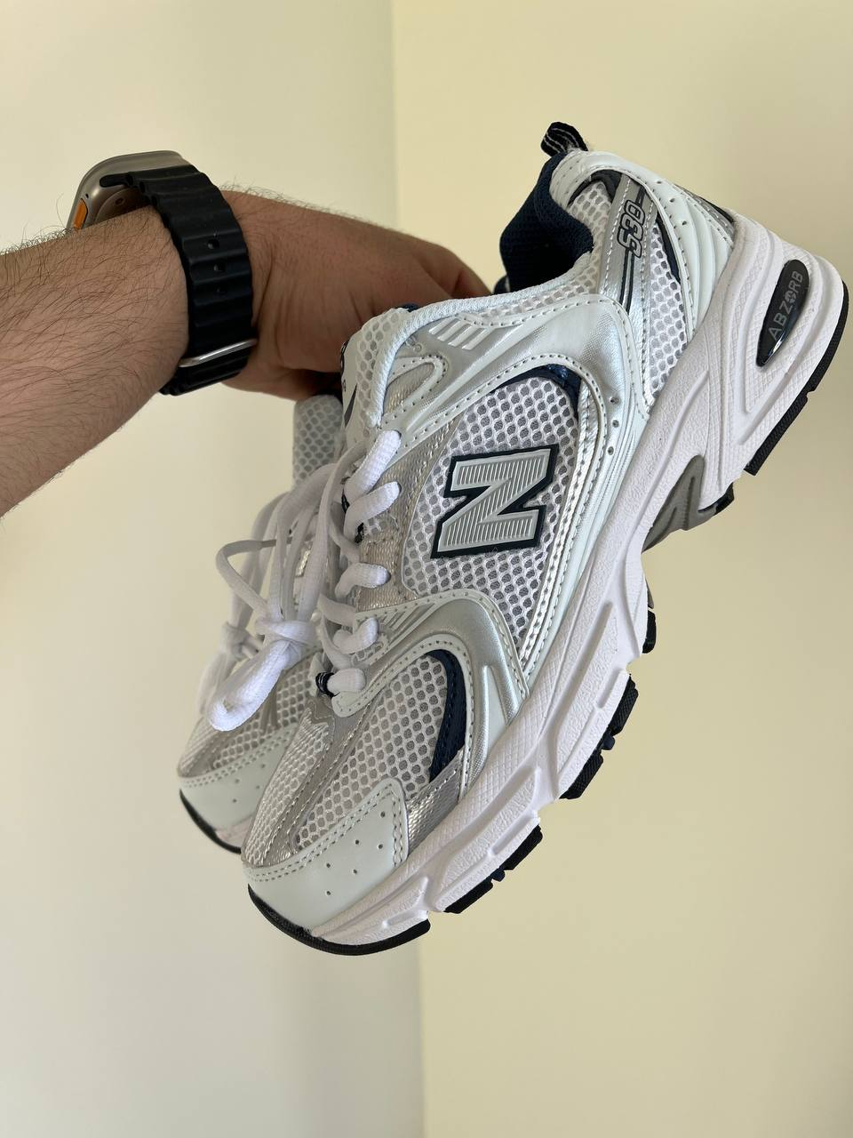 New Balance 530 White Silver Premium