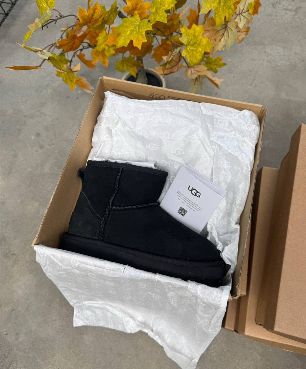 Ugg Mini Black Suede