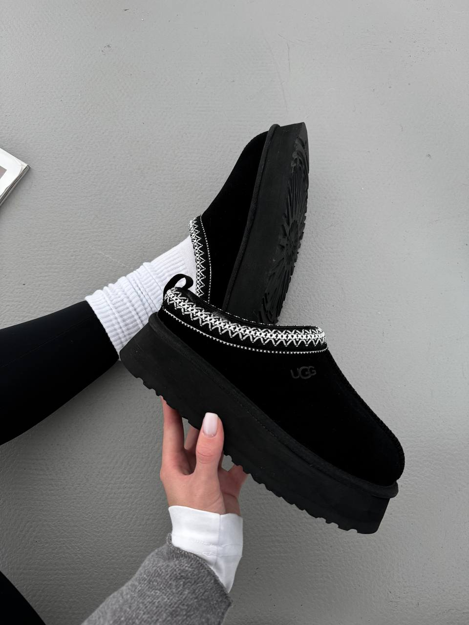 Ugg Tasman Platform Black